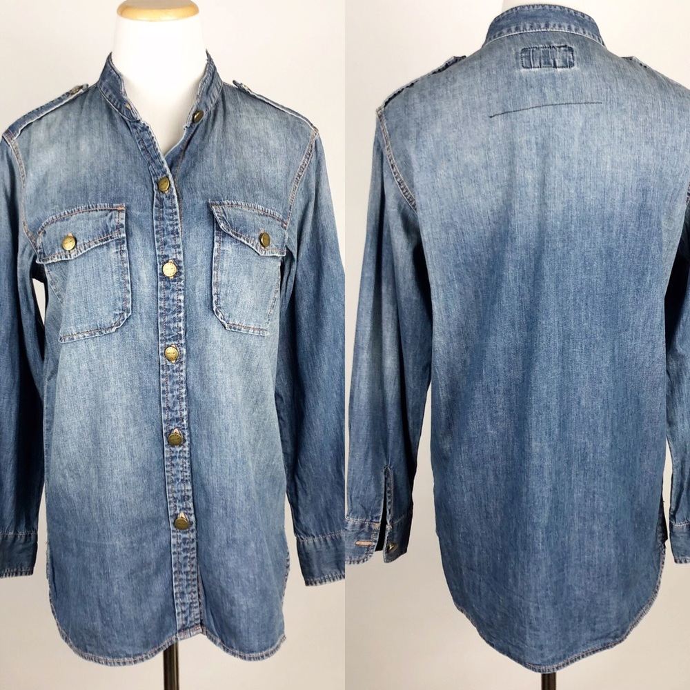 Current/Elliott Perfect Shirt Miner Wash NWOT
